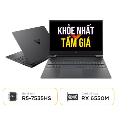 HP Victus 15 fb2063dx 9Z7L4UA - AMD Ryzen 5-7535HS | Radeon RX 6550M | 15.6 inch Full HD 144Hz